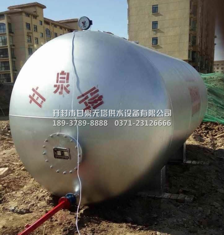 鄭州市小高層建筑工地安裝無塔供水設備